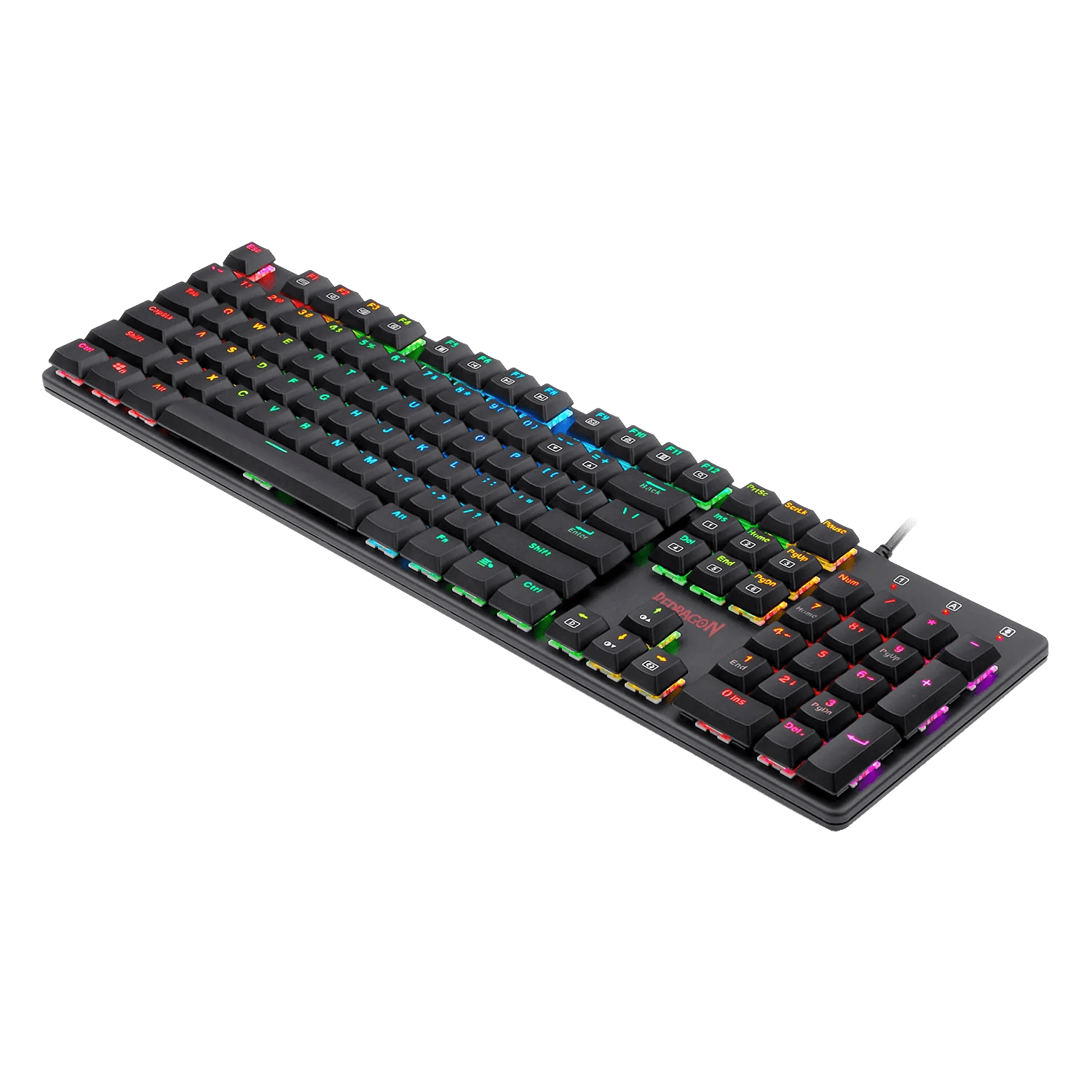 Redragon K589 Shrapnel RGB Low Profile Mechanical Gaming Keyboard, 104 Keys Anti-ghosting Mechanical Keyboard with Linear & Quiet Red Switches, Fast Actuation with Less Travel and Smooth Keys Redragon K589 Shrapnel RGB Low Profile Mechanical Gaming Keyboard, 104 Keys Anti-ghosting Mechanical Keyboard with Linear & Quiet Red Switches, Fast Actuation with Less Travel and Smooth Keys